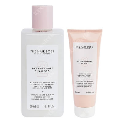 The Hair Boss Balayage Hair Set ZESTAW Szampon do włosów z balejażem 300 ml + Odżywka odbudowująca 250 ml