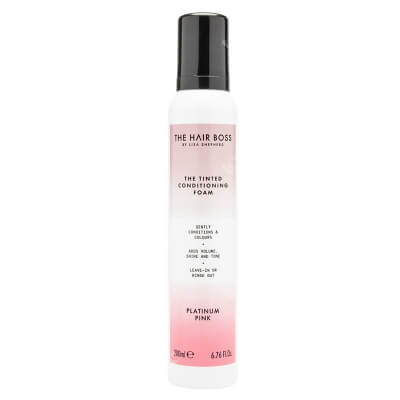 The Hair Boss The Tinted Conditioning Foam - Platinum Pink Tonująca odżywka w piance do blond włosów 200 ml