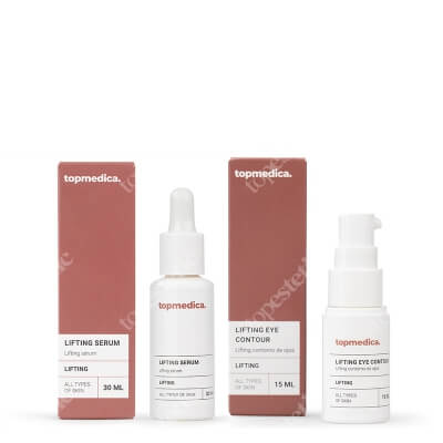topmedica Globalny Lifting ZESTAW Serum liftingujące 30 ml + Liftingujący krem, kontur oczu 15 ml