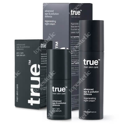 True Comfort Night ZESTAW Regenerujący krem na noc 50 ml + Serum pod oczy dla mężczyzn 20 ml