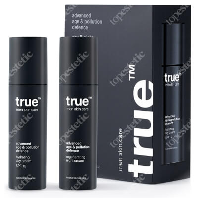 True Day and Night Complete Skin Care Set - Men ZESTAW Regenerujący krem na noc 50 ml + Nawilżający krem na dzień dla mężczyzn 50 ml