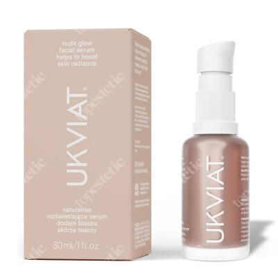 Ukviat Naturalnie Rozświetlające Serum Dodaje blasku skórze twarzy 30 ml