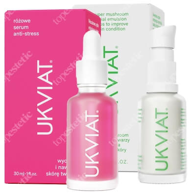 Ukviat Super Natural Set ZESTAW Wycisza i nawilża skórę twarzy 30 ml + Emulsja do twarzy - poprawia kondycje skóry 30 ml