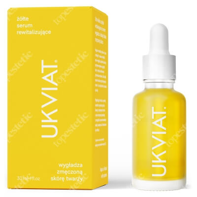 Ukviat Żółte Serum Rewitalizujące Wygładza zmęczoną skórę twarzy 30 ml