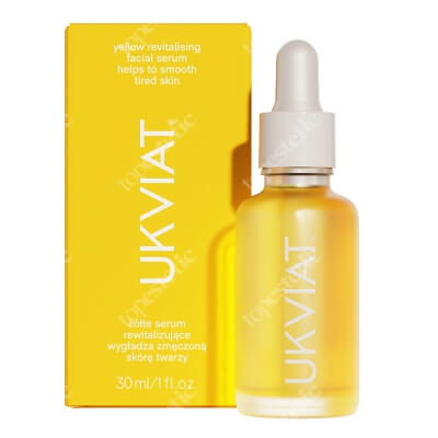 Ukviat Żółte Serum Rewitalizujące Wygładza zmęczoną skórę twarzy 30 ml