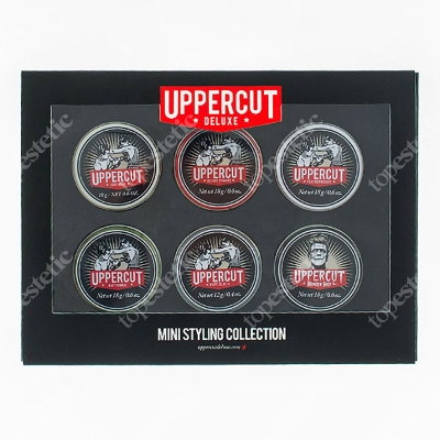 Uppercut Deluxe Mini Styling Collection ZESTAW Pomad do włosów 12 g, 5 x 18 g