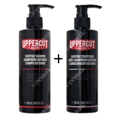 Uppercut Deluxe Shampoo + Conditioner ZESTAW Szampon i odżywka do włosów 240 ml, 240 ml