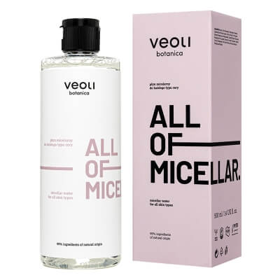 Veoli Botanica All of Micellar Delikatny płyn micelarny do każdego typu cery 500 ml