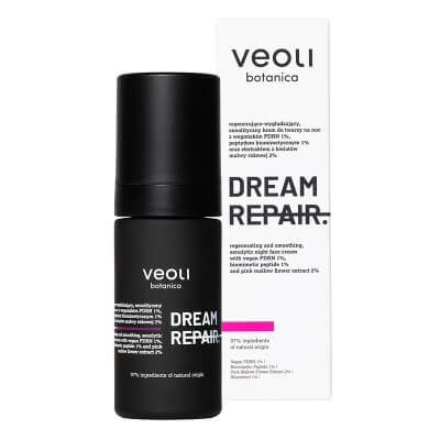 Veoli Botanica Dream Repair Regenerująco-wygładzający, senolityczny krem do twarzy na noc 30 ml