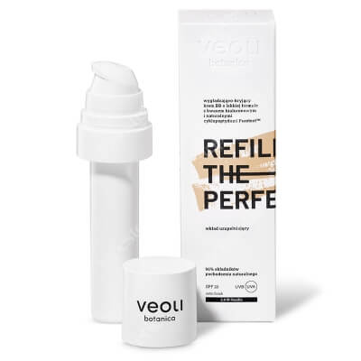 Veoli Botanica Drop of Perfection Vanilla - Refill Wygładzająco-kryjący krem BB o lekkiej formule z kwasem hialuronowym - uzupełnienie (kolor vanilla 2) 30 ml
