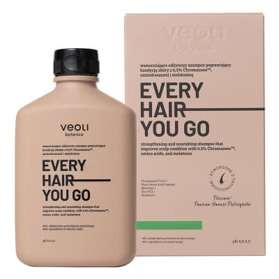 Veoli Botanica Every Hair You Go Wzmacniająco-odżywczy szampon poprawiający kondycję skalpu 300 ml