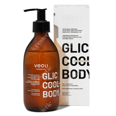 Veoli Botanica Glic Cool Body Złuszczająco - regulujący żel do mycia ciała 280 ml