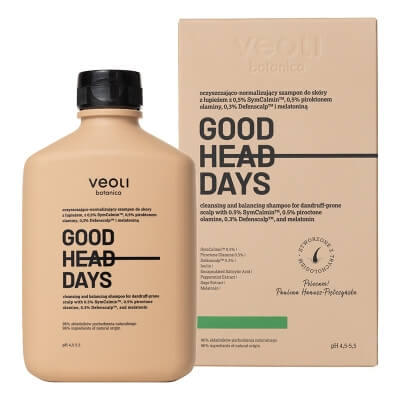 Veoli Botanica Good Head Days Oczyszczająco-normalizujący szampon do skóry z łupieżem 300 ml