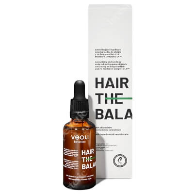 Veoli Botanica Hair the Balance Nomalizująco - łagodząca wcierka wodna do skalpu z 3% Polyplant Hair i 3% ProRenew Complex CLR™ 50ml