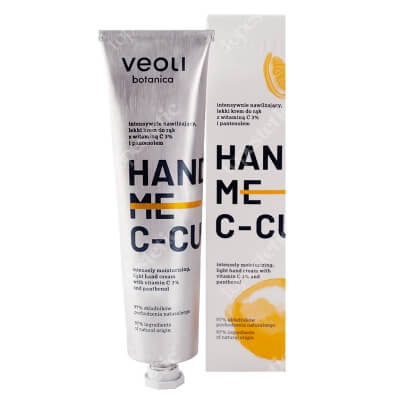 Veoli Botanica Hand Me C - Cure Intensywnie nawilżający, lekki krem do rąk 75 ml