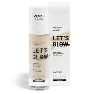 Veoli Botanica Let's Glow Rozświetlająco-nawilżający lekki krem BB (1.0 Kolor Fair) 30 ml