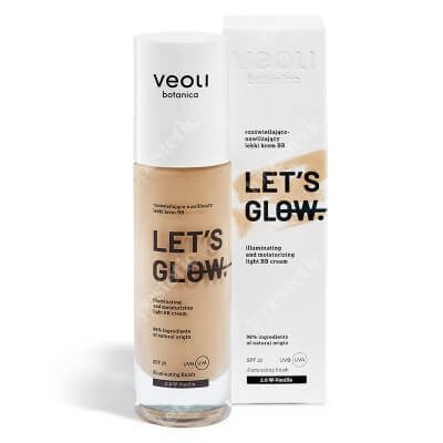 Veoli Botanica Let's Glow Rozświetlająco-nawilżający lekki krem BB (2.0 Kolor Vanilla ) 30 ml