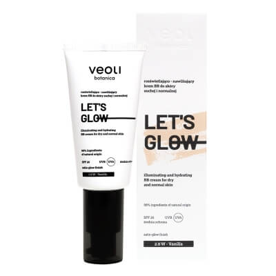 Veoli Botanica Let's Glow Rozświetlająco-nawilżający lekki krem BB (2.0 Kolor Vanilla ) 30 ml