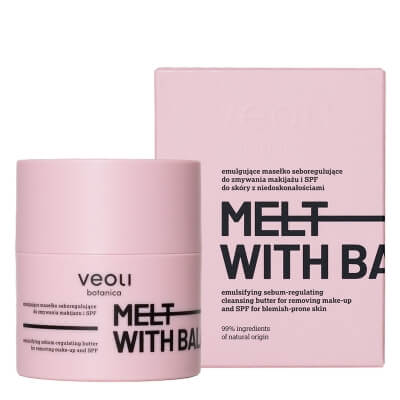 Veoli Botanica Melt with Balance Emulgujące masełko seboregulujące do zmywania makijażu 40 g