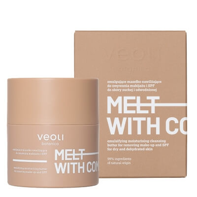 Veoli Botanica Melt with Comfort Emulgujące masełko nawilżające do zmywania makijażu 40 g