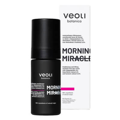 Veoli Botanica Morning Miracle Rozświetlająco-liftingujący, senolityczny krem do twarzy na dzień 30 ml