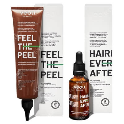 Veoli Botanica Peel and Hairly ZESTAW Złuszczająco-nawilżający peeling do skalpu 150 ml + Stymulująco – wzmacniająco-regenerująca wcierka do skalpu 50 ml