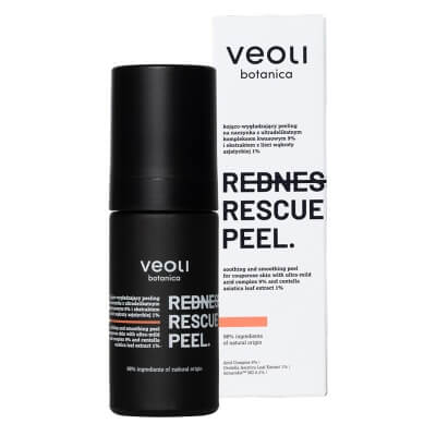 Veoli Botanica Redness Rescue Peel Kojąco- wygładzający peeling na naczynka 30 ml