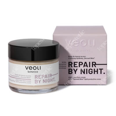 Veoli Botanica Repair By Night Krem do twarzy na noc z ochroną lipidową „Second Skin” 50 ml