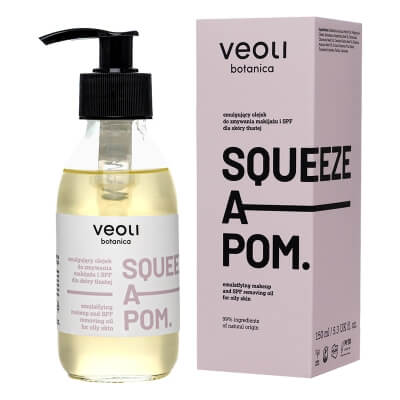 Veoli Botanica Squeeze a Pom Emulgujący olejek do zmywania makijażu dla skóry tłustej 150 ml