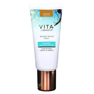 Vita Liberata Beauty Blur Face with Tan Tonujący krem do twarzy z samoopalaczem (kolor medium) 30 ml