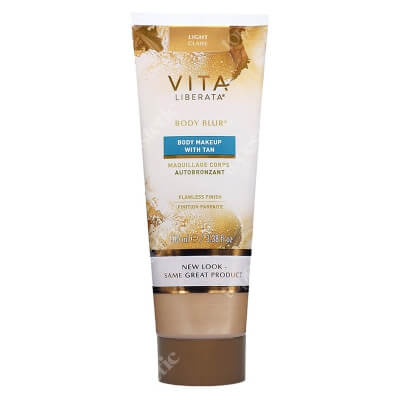 Vita Liberata Body Blur Flawless Finish With Tan Makeup do ciała z samoopalaczem 100 ml (kolor light )