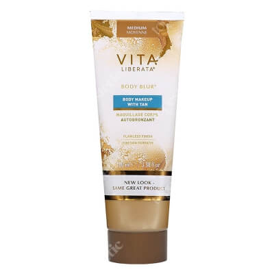 Vita Liberata Body Blur Flawless Finish With Tan Makeup do ciała z samoopalaczem 100 ml ( kolor medium)