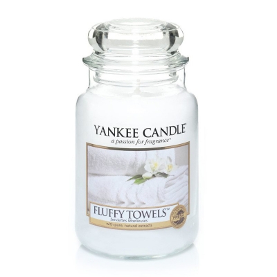 Yankee Candle Fluffy Towels Słoik duży 623 g