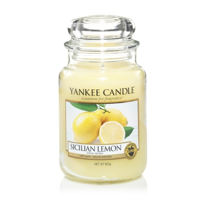 Yankee Candle Sicilian Lemon Słoik duży 623 g