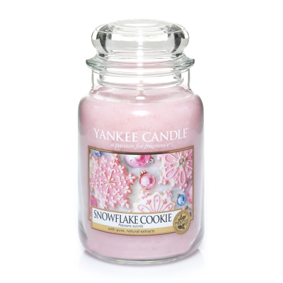 Yankee Candle Snowflake Cookie Słoik duży 623 g