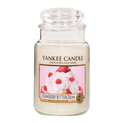 Yankee Candle Strawberry Butter Cream Słoik duży 623 g