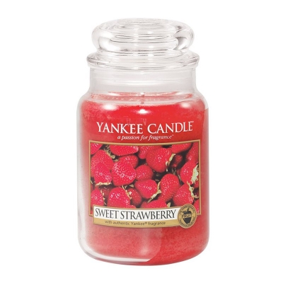 Yankee Candle Sweet Strawberry Słoik duży 623 g