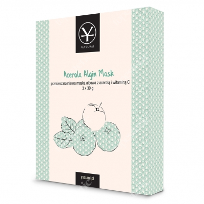 Yasumi Acerola Algin Mask Maska algowa z witaminą C 3 szt.