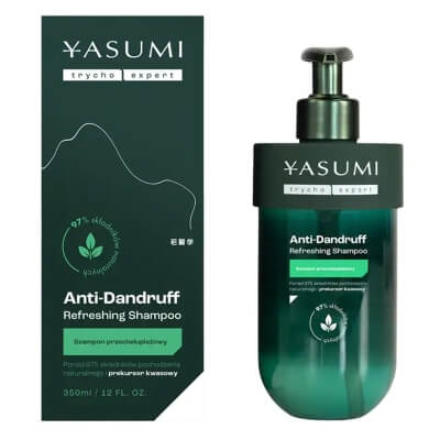 Yasumi Anti-Dandruff Refreshing Shampoo Szampon redukujący łupież i przywracający komfort 350 ml