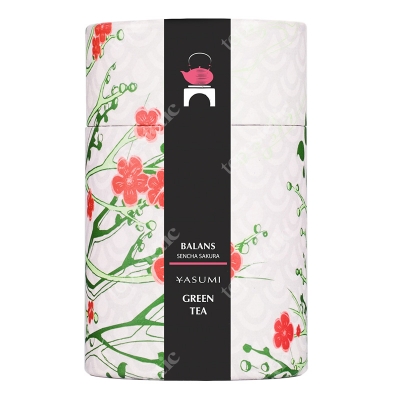 Yasumi Balans herbata zielona liściasta, wiśnie plastry, płatki róży 50 g