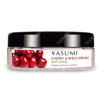 Yasumi Cherry & Shea Cream Body Scrub Wiśniowy peeling do ciała 220 g