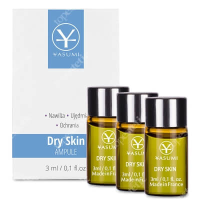 Yasumi Dry Skin Set ZESTAW Ampułka nawilżająca 3 szt x 3 ml