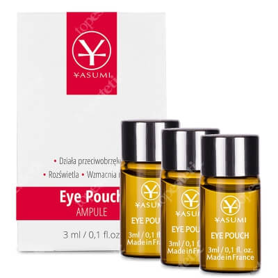 Yasumi Eye Pouch Set ZESTAW Ampułka przeciwobrzękowa pod oczy 3 szt x3 ml