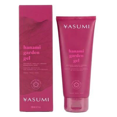 Yasumi Hanami Garden Gel Łagodny żel pod prysznic z pantenolem, ektoiną i inuliną 200 ml