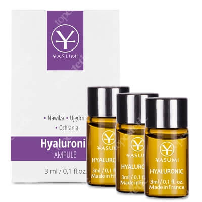 Yasumi Hyaluronic Set ZESTAW Ampułka z kwasem hialuronowym 3 szt x 3 ml