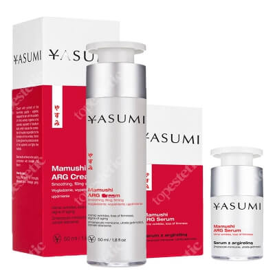 Yasumi Mamushi ARG Set ZESTAW Serum z argireliną 15 ml + Krem z argireliną redukujący zmarszczki mimiczne 50 ml