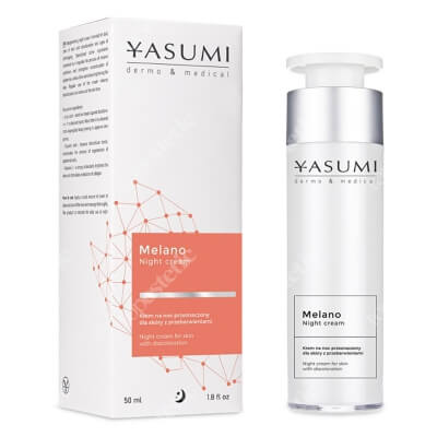 Yasumi Melano Night Cream Rozjaśniająco – ochronny krem na noc dla skóry z przebarwieniami 50 ml