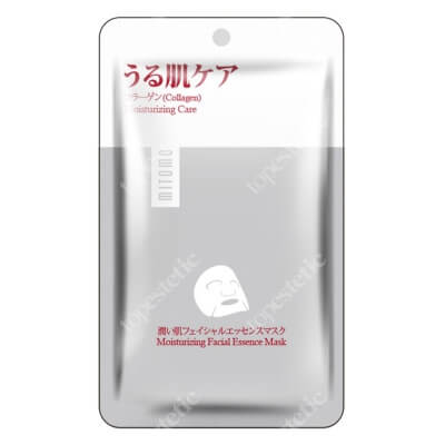 Yasumi Mitomo Premium Moisturizing Face Mask Japońska maseczka do twarzy w płachcie z kolagenem i ekstraktem z kiwi 1 szt