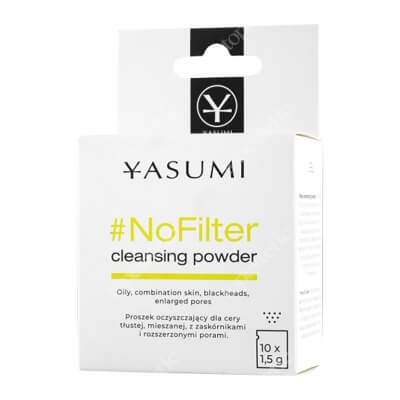 Yasumi NoFilter Cleansing Powder Puder rozjaśniający do demakijażu i oczyszczania cery 10 x 1,5 g