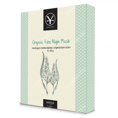 Yasumi Organic Rice Algin Mask Maska algowa z ryżem 3 szt.
